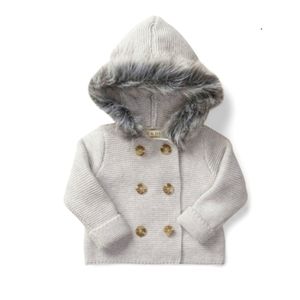 Faux Fur Hooded Sweater Hope & Henry